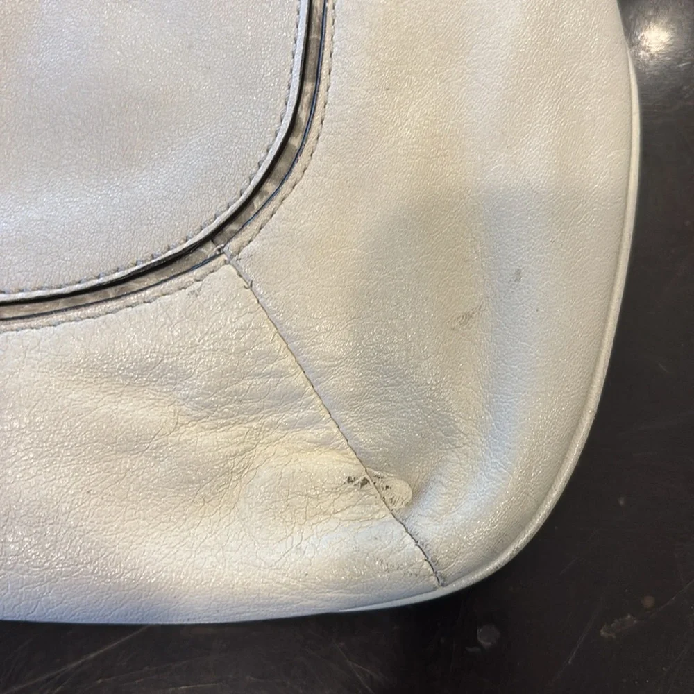 Coach Kristin Spectator Ivory Leather Hobo Bag - Picture 10 of 13